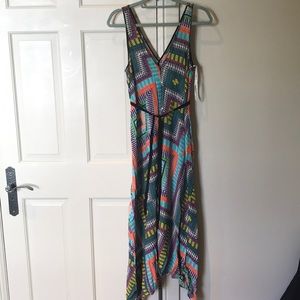 CYNTHIA VINCENT Mid length pattern dress